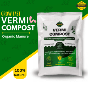 Growfast Vermicompost - Nutrient-rich organic compost for plant health