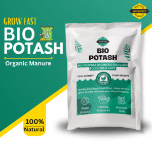 Growfast Bio Potash - Potassium-rich fertilizer for robust plant growth.