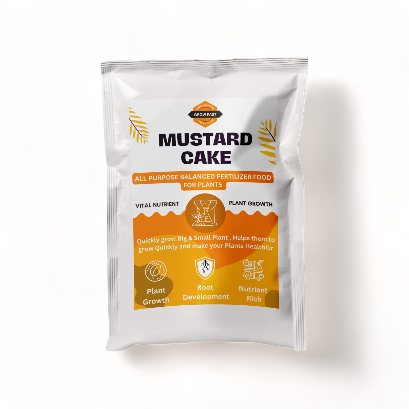 Grow Mustard Cake Fertilizer | Eco Nutrients | Karachi | Gulab.pk