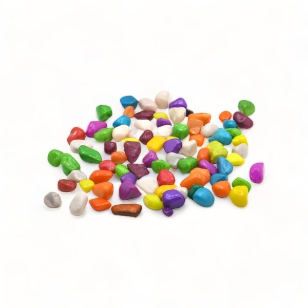 Growfast Multi-Color Pebbles - Vibrant Decorative Stones for Landscaping.