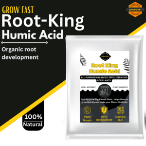 Growfast Root King Humic 98 - Enhance plant health with pure humic acid